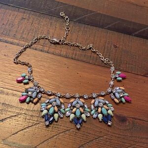 J Crew Colorful Statement Necklace